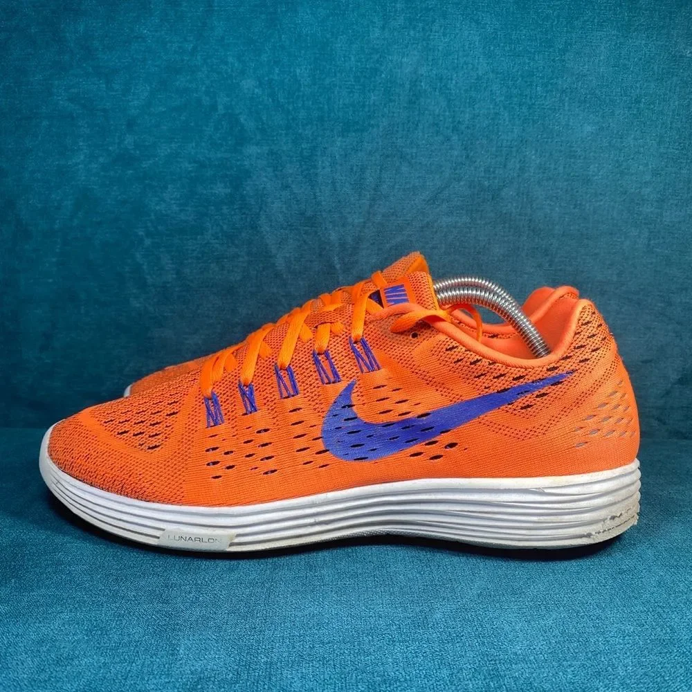 Size 10.5 - Nike Lunartempo Running Men Shoes Orange/blue/black